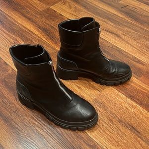 Zip up Combat Boots